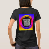 Ontwerp je eigen QR Code Business T-shirt voorbeel (Achterkant)
