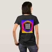 Ontwerp je eigen QR Code Business T-shirt voorbeel (Achterkant volledig)
