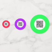 Ontwerp je eigen QR-code Creative Confetti voorbee (Voorkanten)