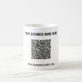 Ontwerp Je Eigen QR Code Koffiemok Aangepaste Teks (Center)