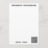 Ontwerp Je Eigen QR Code Menu Voorbeeld Aangepaste (Voorkant)