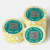 Ontwerp Je Eigen QR Code Poker Chips Aangepaste Te (Opstapeling)