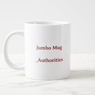 Ontwerp Je Eigen Reusachtige Grote Koffiekop