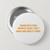 Ontwerp Je Eigen Ronde 3 inch Button 7,6 Cm (Voorkant /achterkant)