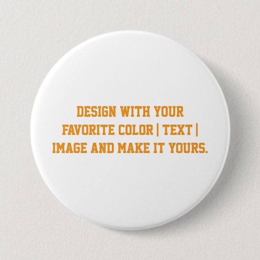 Ontwerp Je Eigen Ronde 3 inch Button 7,6 Cm (Voorkant)