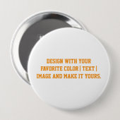 Ontwerp Je Eigen Ronde 4 inch Button 4,0 Cm (Voorkant /achterkant)