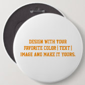 Ontwerp Je Eigen Ronde 6 inch Button 6,0 Cm (Voorkant /achterkant)