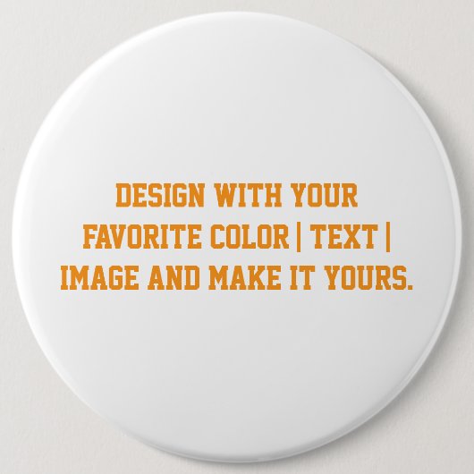Ontwerp Je Eigen Ronde 6 inch Button 6,0 Cm (Voorkant)