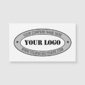 Ontwerp je eigen sjabloon voor magnetische visitek (Voorkant)