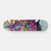 Ontwerp Je Eigen Skateboard Fantasie Vogel in Vluc (Horizontaal)
