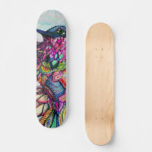 Ontwerp Je Eigen Skateboard Fantasie Vogel in Vluc (Voorkant)