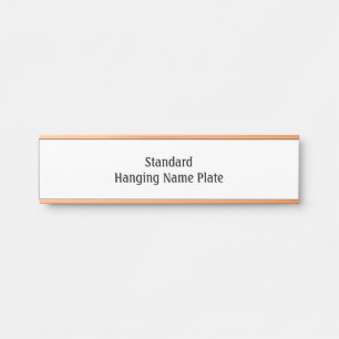 Ontwerp Je Eigen Standaard Roos Hangende Naambord Deurbordje