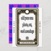 Ontwerp je eigen Tarot Kaart (Voorkant / Achterkant)