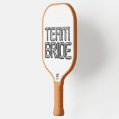 Ontwerp je eigen team bruid leuke spelletjes pickleball paddle (Links)