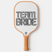 Ontwerp je eigen team bruid leuke spelletjes pickleball paddle (Voorkant)