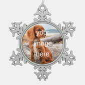 ONTWERP JE EIGEN TIN SNEEUWVLOK ORNAMENT (Voorkant)