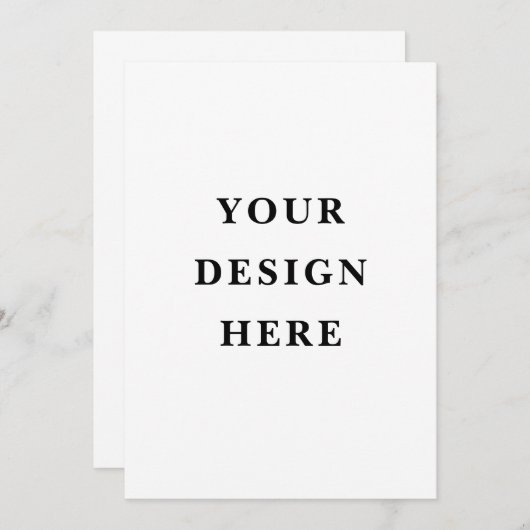 Ontwerp Je Eigen Uitnodiging (Voorkant / Achterkant)