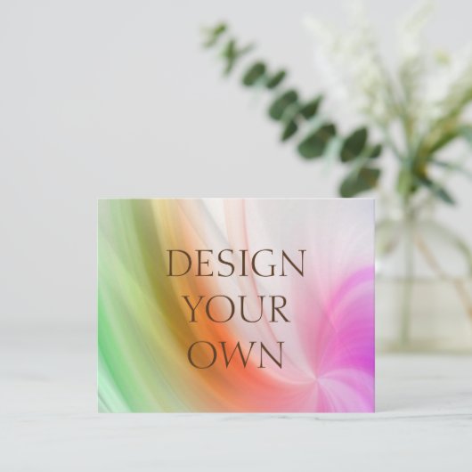 Ontwerp Je Eigen Uitnodigingen & Aankondigingen (Staand voorkant)