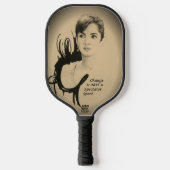 Ontwerp je eigen Verandering is geen toeschouwerss Pickleball Paddle (Voorkant)