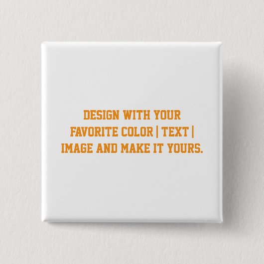 Ontwerp je eigen vierkante 2 inch button 5,1 cm (Voorkant)