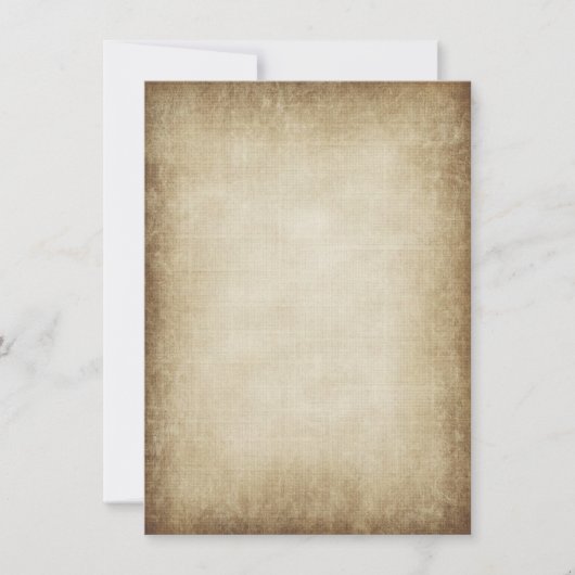 Ontwerp Je Eigen Vintage Papier Uitnodigingen (Voorkant)