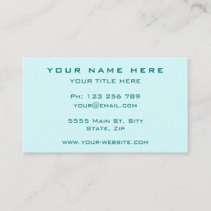 Ontwerp je eigen Visitekaartje Kies kleuren