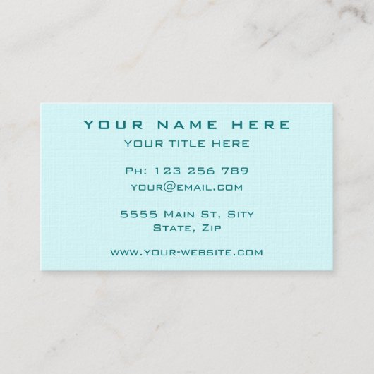 Ontwerp je eigen Visitekaartje Kies kleuren (Voorkant)