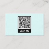 Ontwerp je eigen Visitekaartje met QR Code (Achterkant)