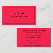 Ontwerp je eigen Visitekaartjes Kies kleuren (Voorkant / Achterkant)