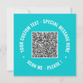 Ontwerp Je Eigen Wenskaart met QR Code Voorbeeld (Voorkant)