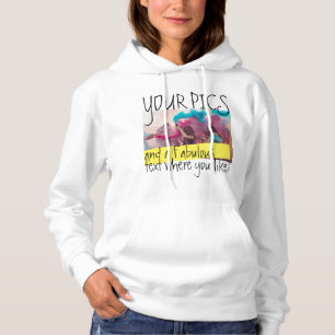 Ontwerp je Hoodie! Gepersonaliseerd fotosweatshirt Hoodie