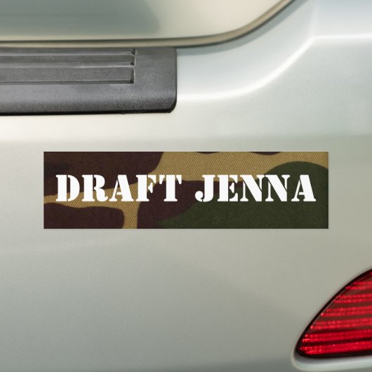 ONTWERP JENNA BUMPERSTICKER (Op auto)