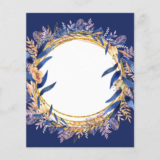 Ontwerp JOUW eigen feestelijke party evenement bru Flyer (Voorkant)