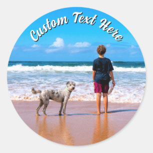 Ontwerp Jouw Huisdier Foto Stickers Gepersonalisee