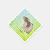 Ontwerp Jouw naam Rat. toevoegen Servetten (Hoek)