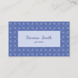 Ontwerp katten huisdieren visitekaartje