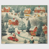  ontwerp kerstinpakpapier cadeaupapier (Vlak)