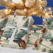  ontwerp kerstinpakpapier cadeaupapier