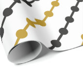 Ontwerp kerstpatroon cadeaupapier (Rol Hoek)