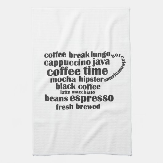 Ontwerp Koffiebeker Theedoek (Verticaal)