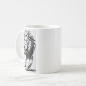 ONTWERP LEEUW KOFFIEMOK (Voorkant links)