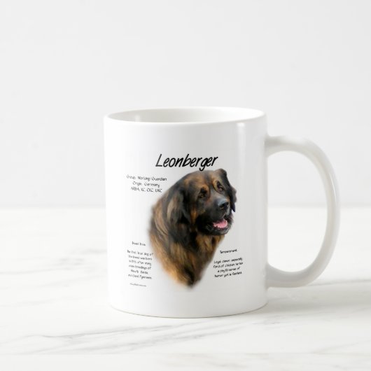 Ontwerp Leonberger Geschiedenis Koffiemok (Rechts)