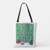 Ontwerp letterlijke klasse klasse tote bag (Achterkant)