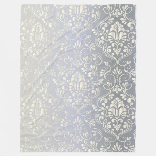 Ontwerp Luxury Damask Fleece Deken (Voorkant)