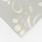 Ontwerp Luxury Damask Fleece Deken (Hoek)