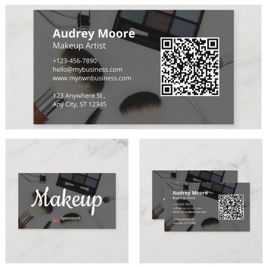 Ontwerp Make-up Artiest Visitekaartje