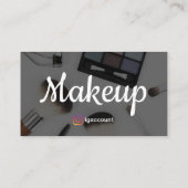 Ontwerp Make-up Artiest Visitekaartje (Achterkant)