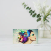 Ontwerp maken en repareren visitekaartje (Staand voorkant)