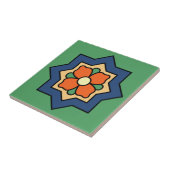  ontwerp Malibu Potteries uit de jaren 20 Tegeltje (Zijkant)