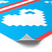 Ontwerp met 8 bits, videogame met arcade poster (Hoek)